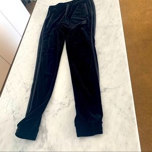 Adidas velour sweats